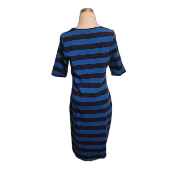 A New Day short sleeved Blue Black stripped dress | Size M - Picture 2 of 7